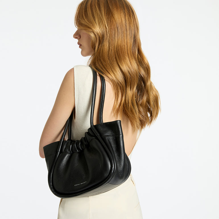 Status Anxiety Ordinary Pleasures Women's Leather Handbag Black