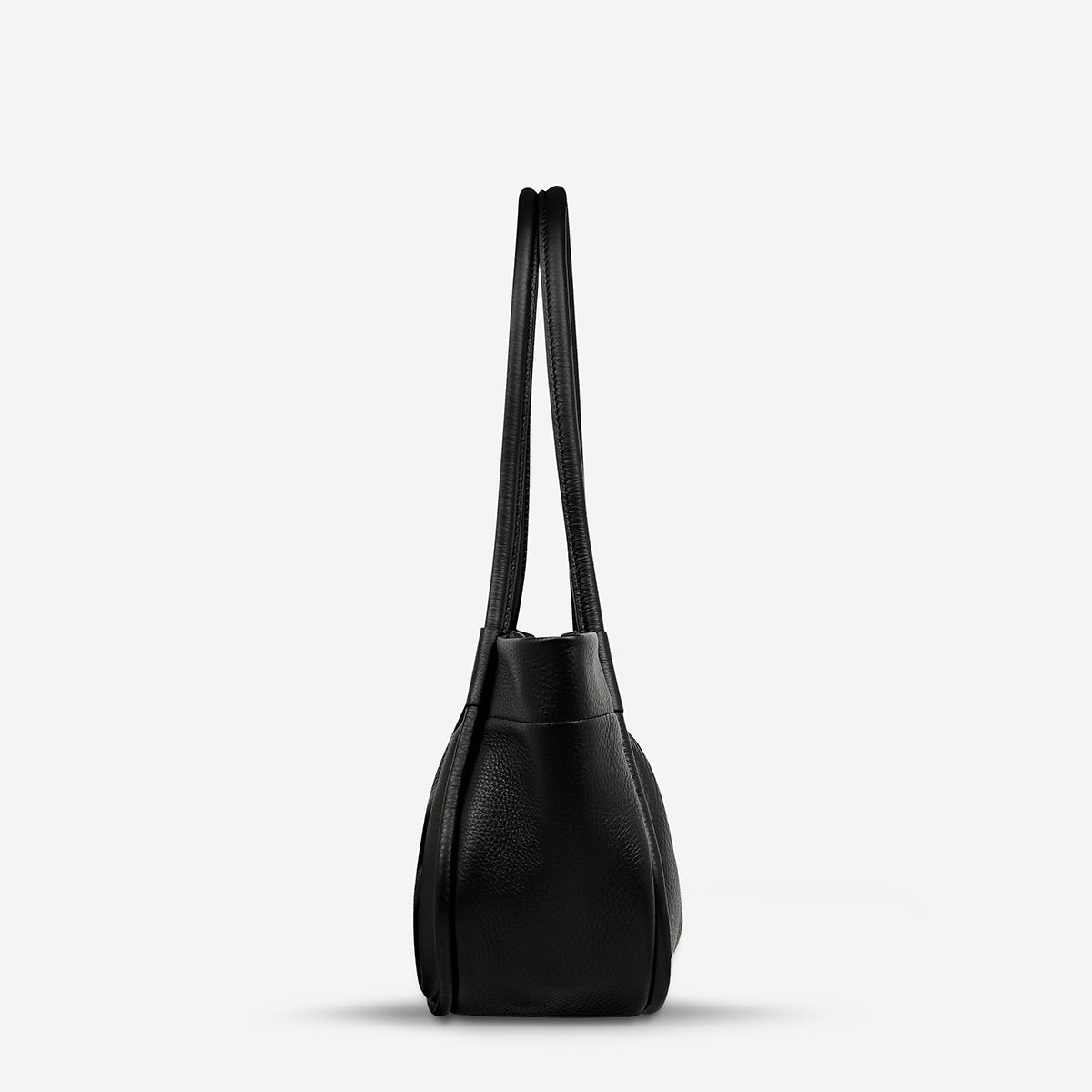 Ordinary Pleasures Women's Black Leather Handbag | Status Anxiety®