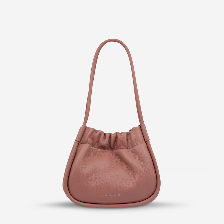 Status Anxiety Ordinary Pleasures Women's Leather Handbag Dusty Rose