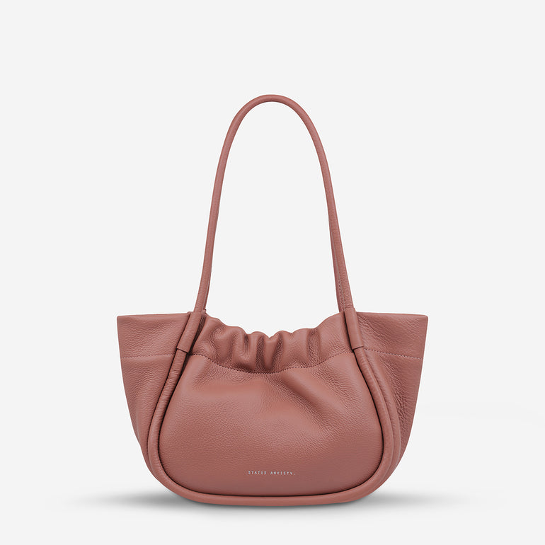 Status Anxiety Ordinary Pleasures Women's Leather Handbag Dusty Rose