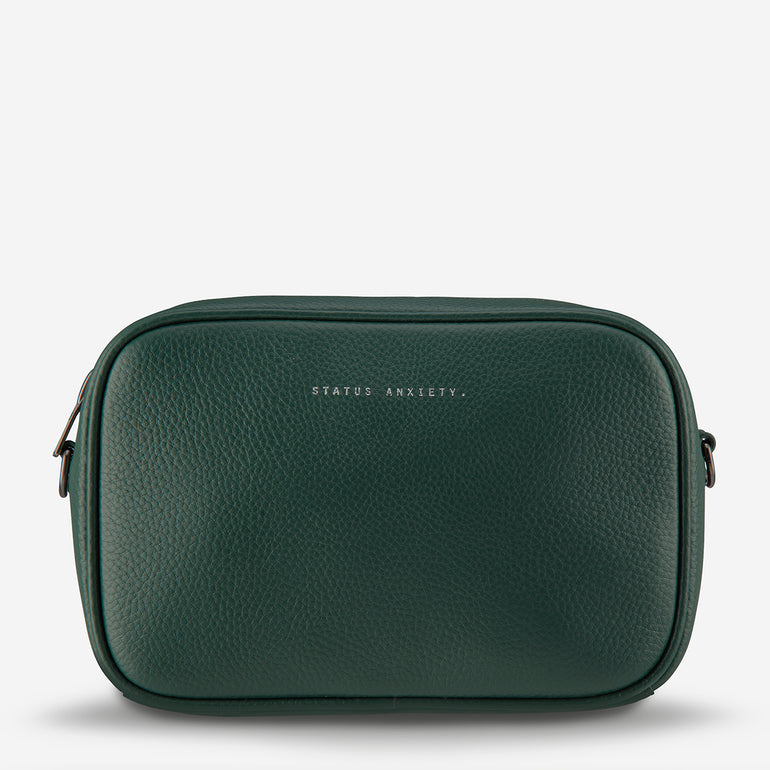 Status Anxiety Plunder Women's Leather Crossbody Bag Green