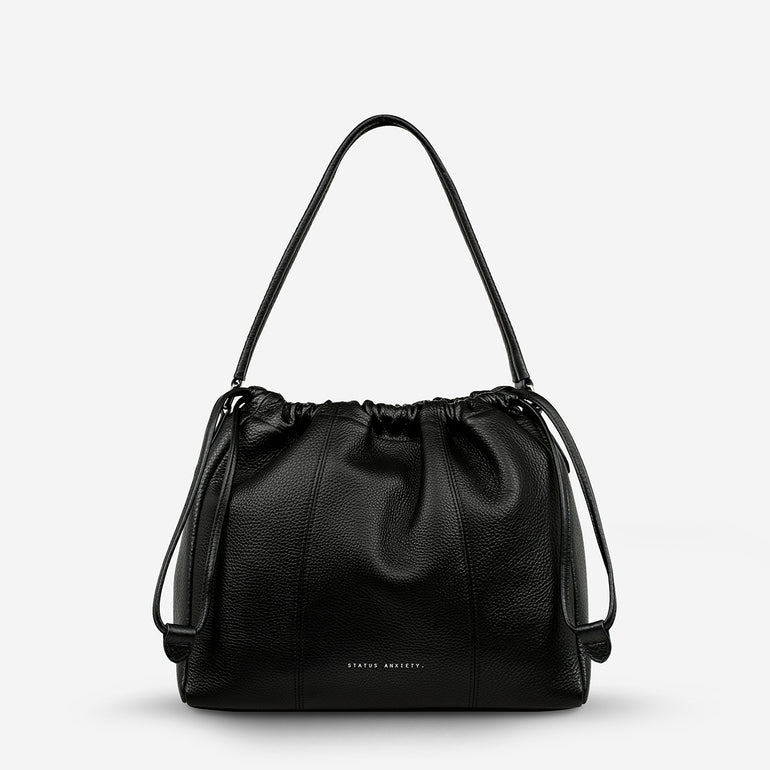 Status Anxiety Point Of No Return Women's Leather Bag Black
