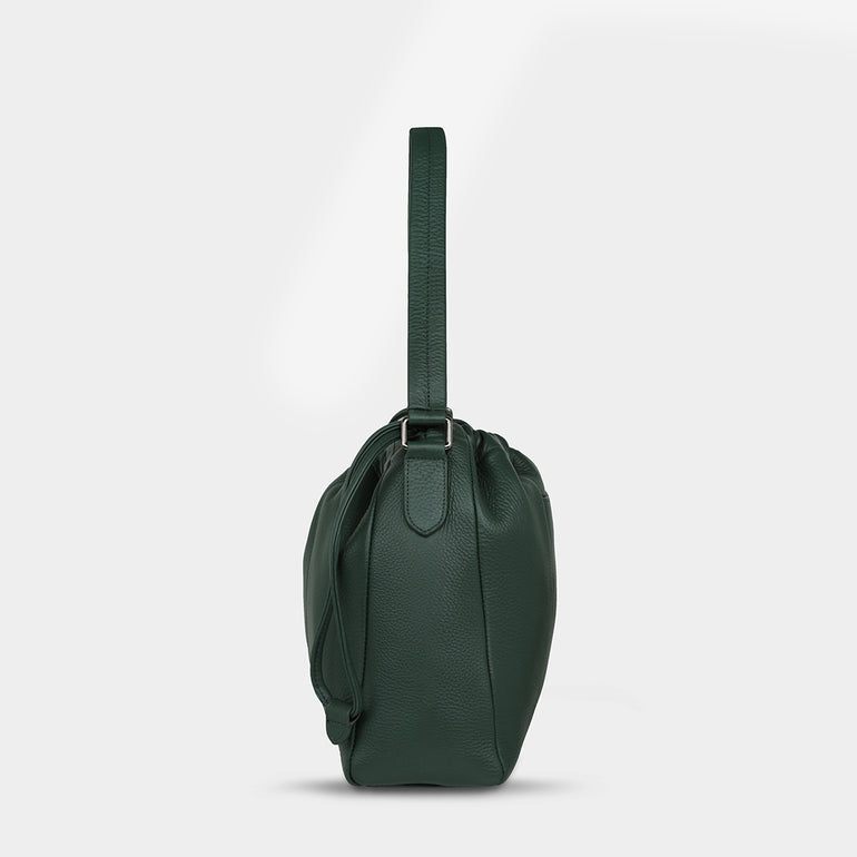 Status Anxiety Point Of No Return Women's Leather Bag Green