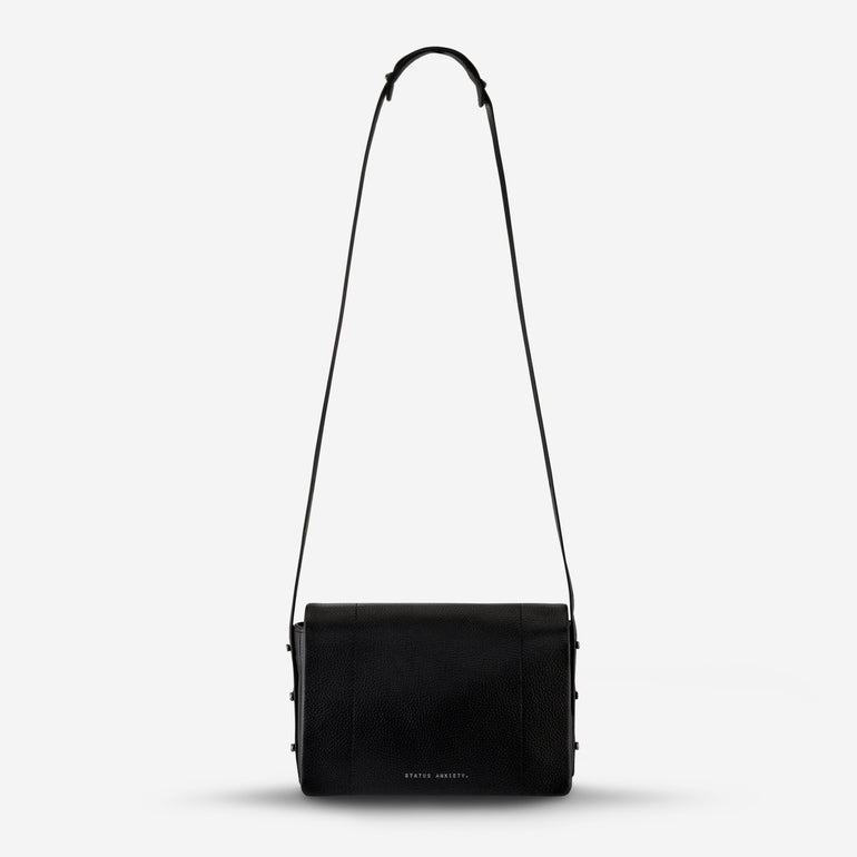 Status Anxiety Succumb Women's Leather Crossbody Bag Black