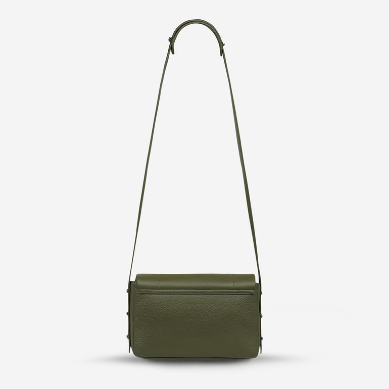 Status Anxiety Succumb Women's Leather Crossbody Bag Khaki