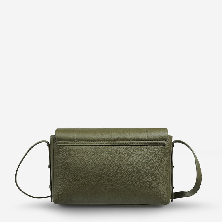 Status Anxiety Succumb Women's Leather Crossbody Bag Khaki