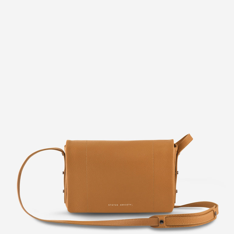 Status Anxiety Succumb Women's Leather Crossbody Bag Tan