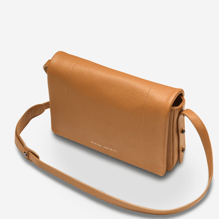 Status Anxiety Succumb Women's Leather Crossbody Bag Tan