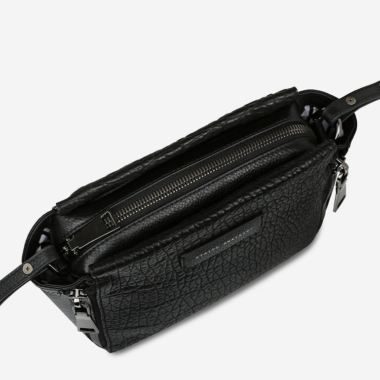 Status Anxiety The Ascendants Women's Leather Crossbody Bay Black Bubble