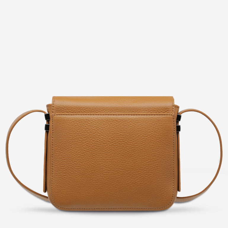 Status Anxiety Want to Believe Women's Leather Crossbody Bag Tan