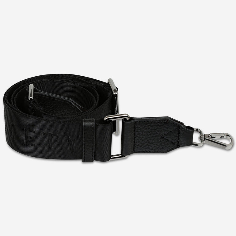 Status Anxiety Black Web Strap for Bags