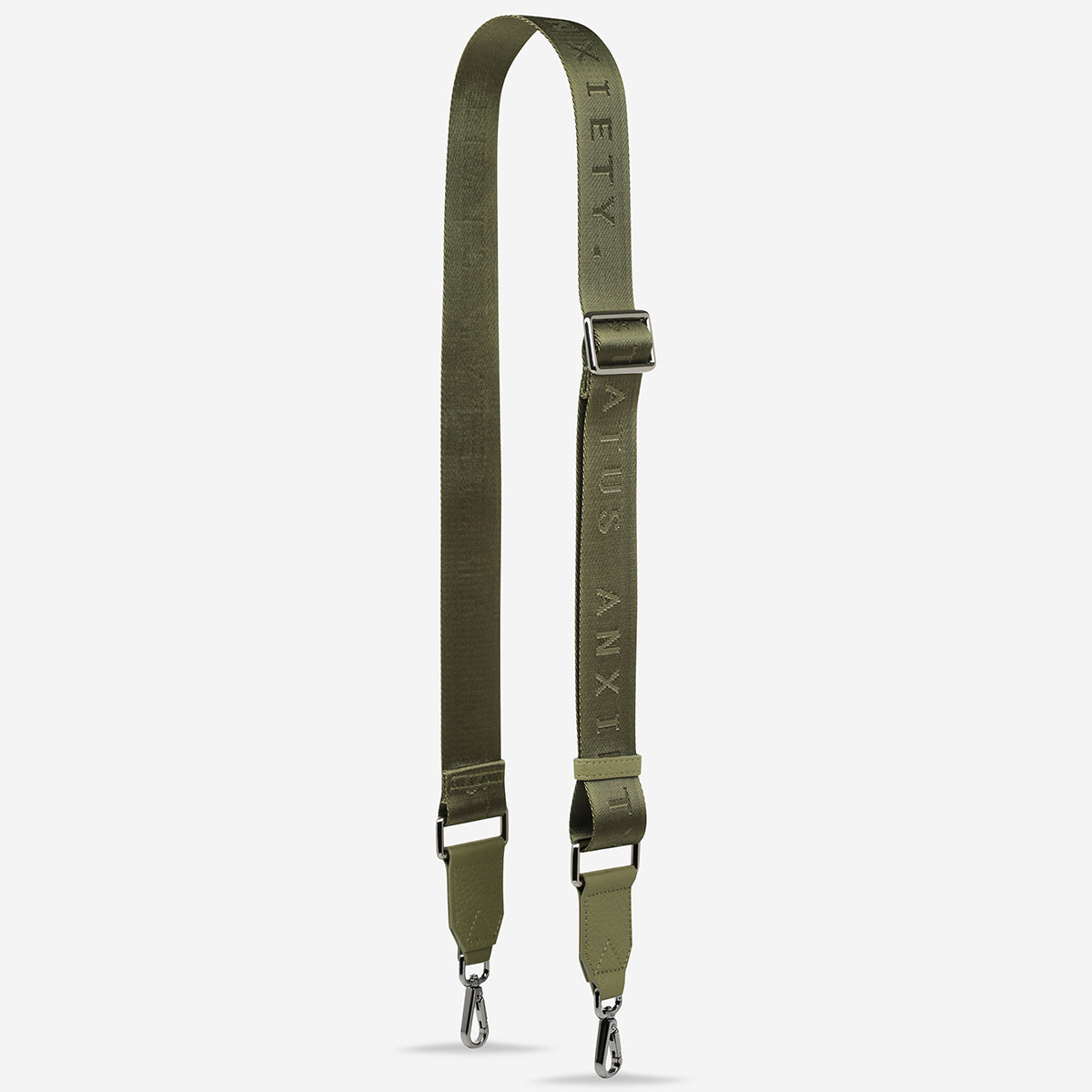 Status Anxiety Khaki Web Strap for Bags