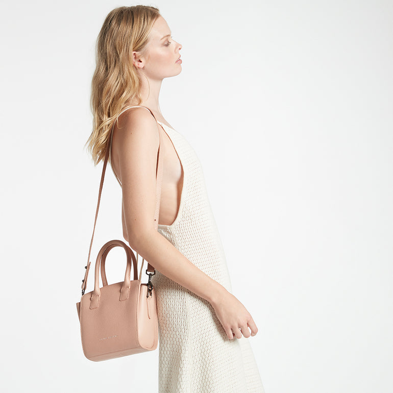 Status Anxiety Worst Behind Us Women's Leather Bag Dusty Pink