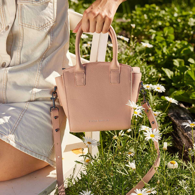 Status Anxiety Worst Behind Us Women's Leather Bag Dusty Pink