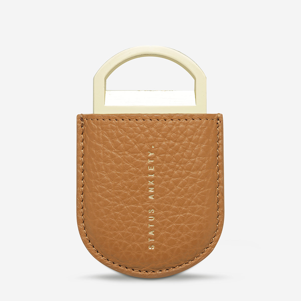 Status Anxiety Settle the Score Leather Bottle Opener Tan