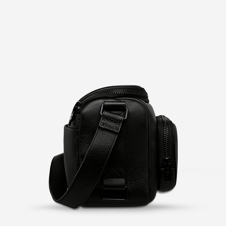 Status Anxiety Loved You First Leather Camera Bag Black