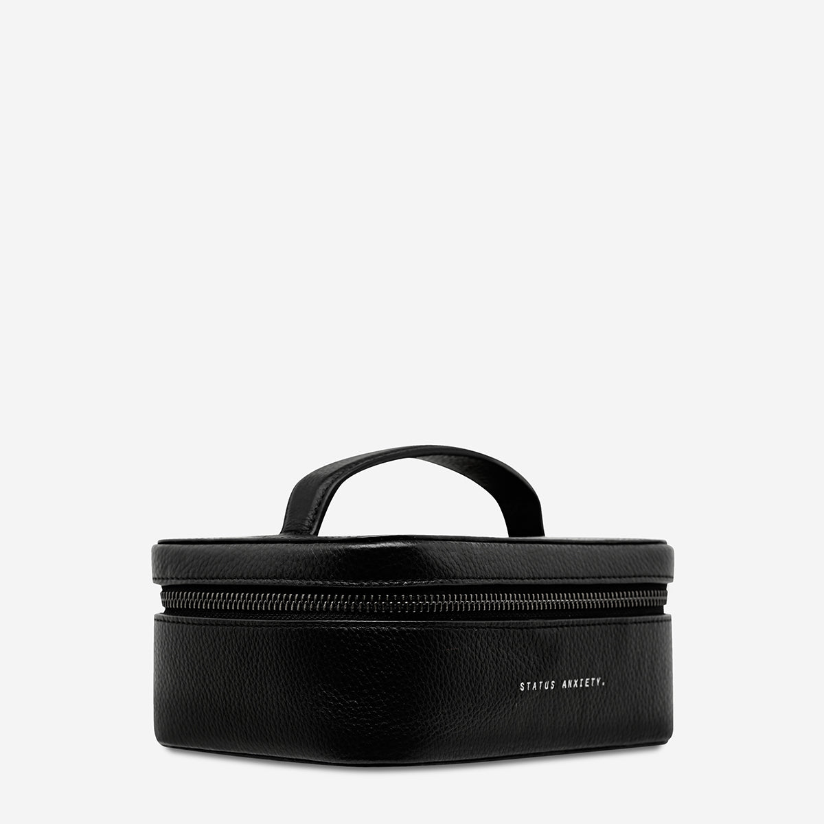 Status Anxiety Shining Armour Leather Case Black