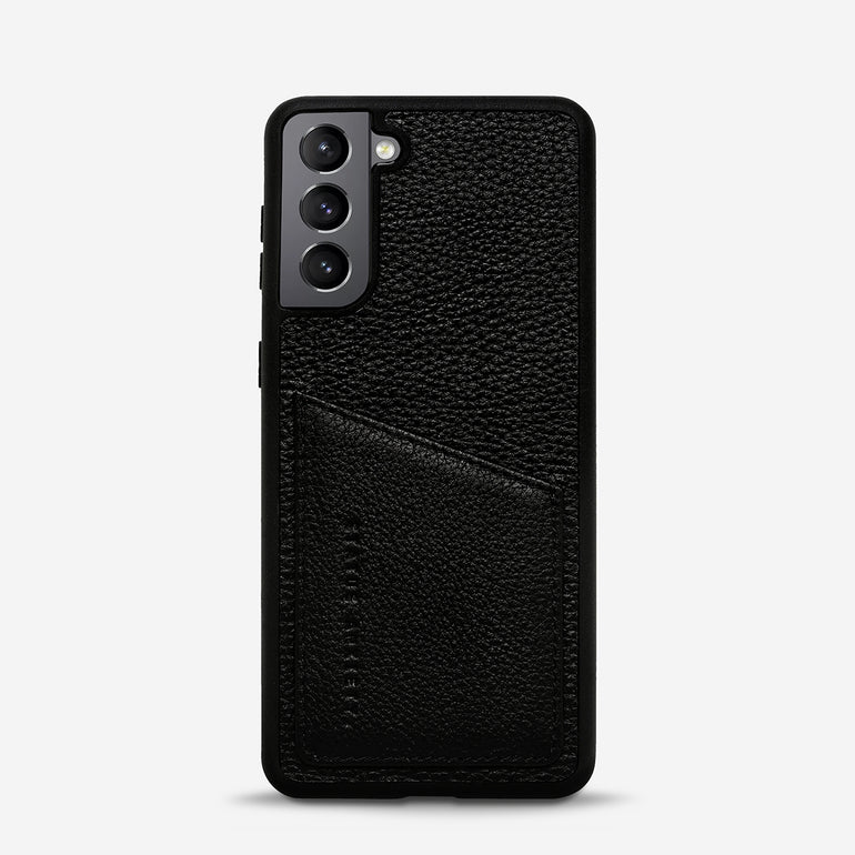 Status Anxiety Who's Who Leather iPhone Cases Black