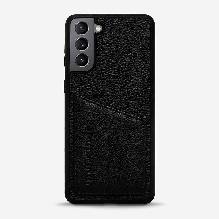 Status Anxiety Who's Who Leather iPhone Cases Black