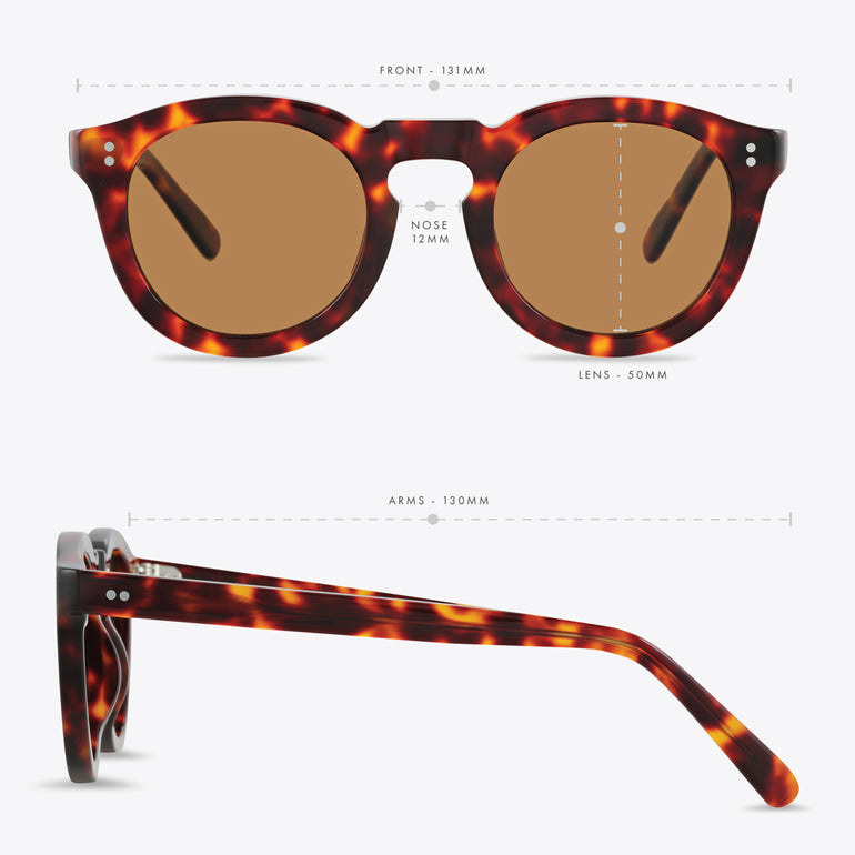 Status Anxiety Detached Sunglasses Brown Tort