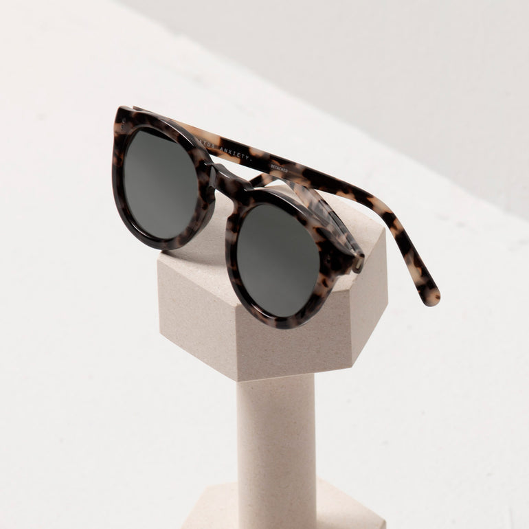 Status Anxiety Detached Sunglasses White Tort