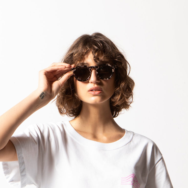 Status Anxiety Detached Sunglasses White Tort