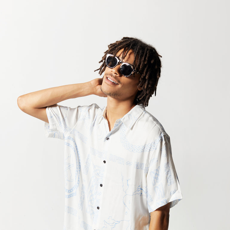 Status Anxiety Detached Sunglasses White Tort