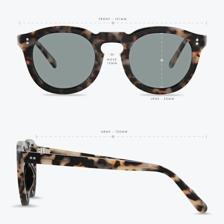 Status Anxiety Detached Sunglasses White Tort