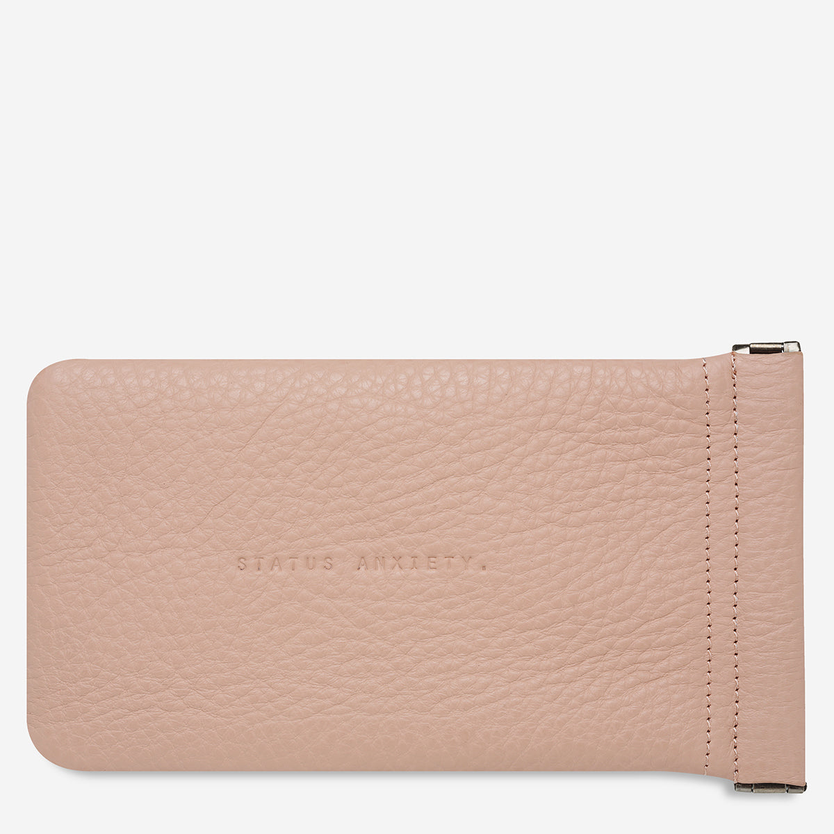 Status Anxiety Keepsake Leather Pouch Dusty Pink