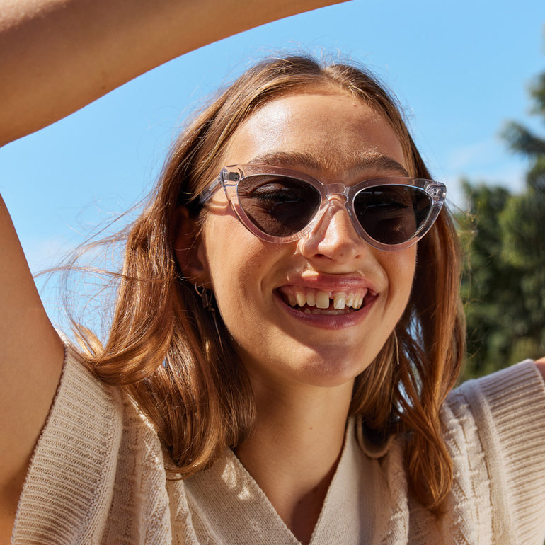 Status Anxiety Villain Sunglasses Clear