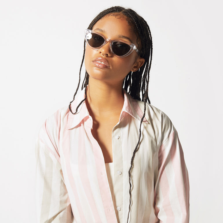 Status Anxiety Villain Sunglasses Clear