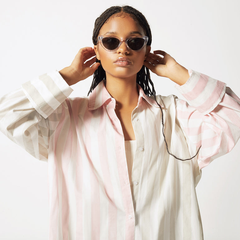Status Anxiety Villain Sunglasses Clear