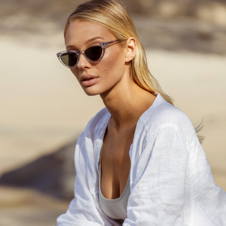 Status Anxiety Villain Sunglasses Clear