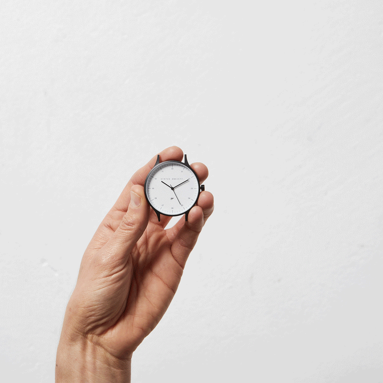 Status Anxiety Inertia Leather Watch Strap 