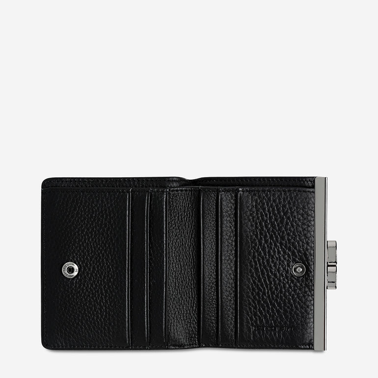 Status Anxiety As You Were Womens Leather Wallet Black