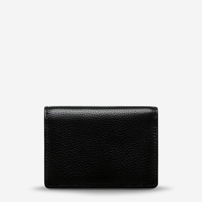 Status Anxiety Easy Does It Women's Leather Wallet Black