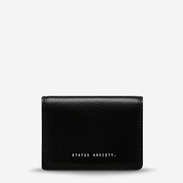 Easy Does It Women s Black Leather Wallet Status Anxiety