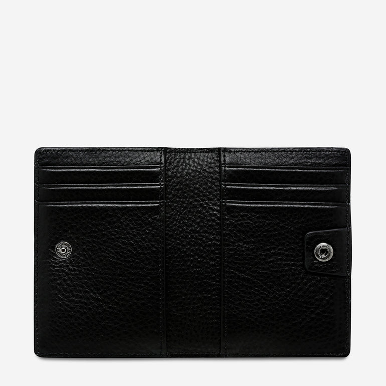 Status Anxiety Easy Does It Women's Leather Wallet Black