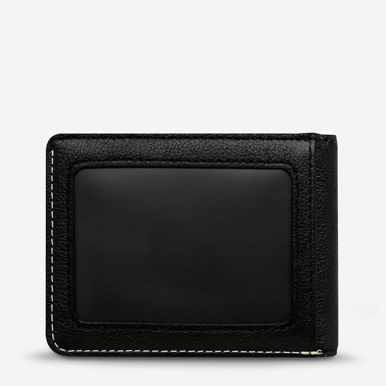 Status Anxiety Ethan Men's Leather Wallet Black