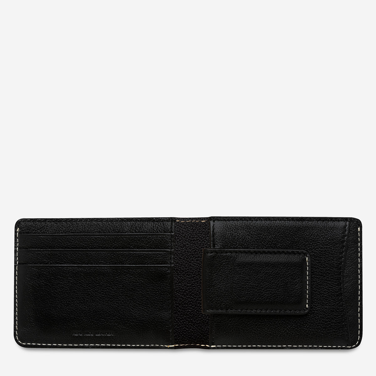 Status Anxiety Ethan Men's Leather Wallet Black
