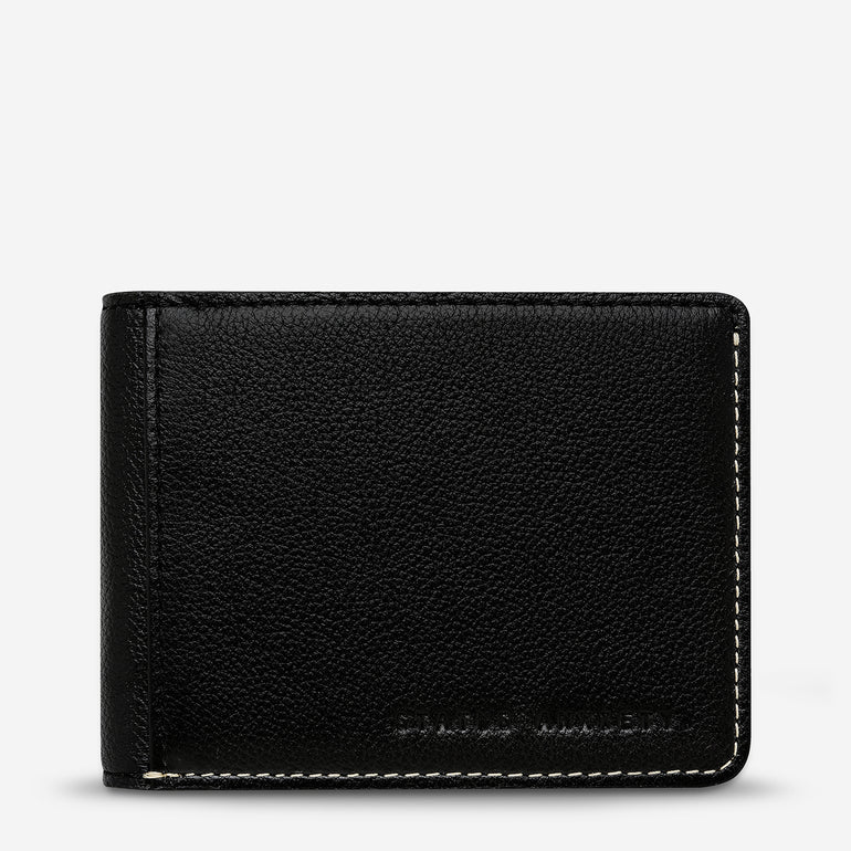Status Anxiety Ethan Men's Leather Wallet Black