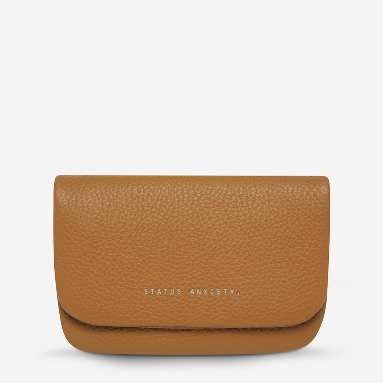 Status Anxiety Impermanent Women's Leather Wallet Tan