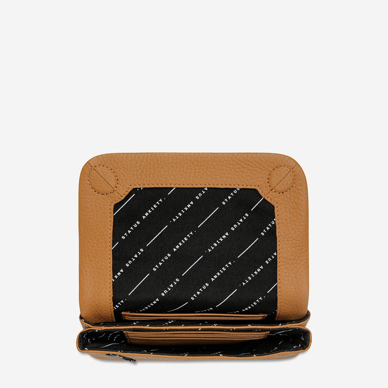 Status Anxiety Impermanent Women's Leather Wallet Tan