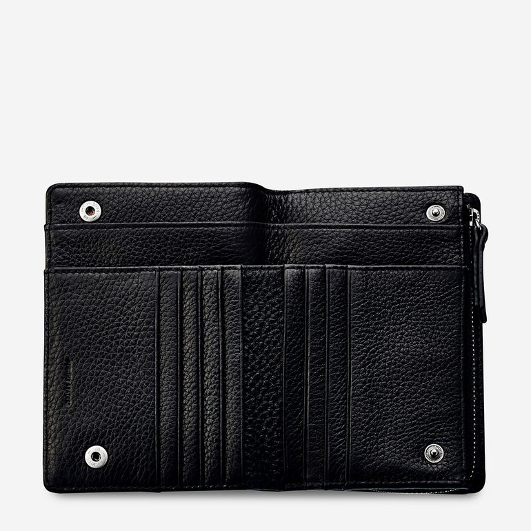 Status Anxiety Insurgency Women's Leather Wallet Black