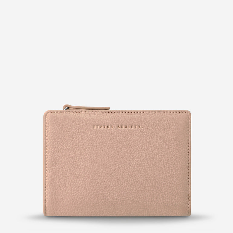 Status Anxiety Insurgency Women's Leather Wallet Dusty Pink