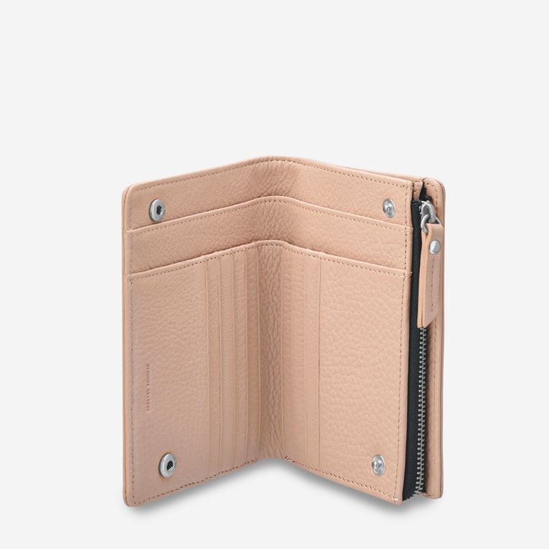 Status Anxiety Insurgency Women's Leather Wallet Dusty Pink