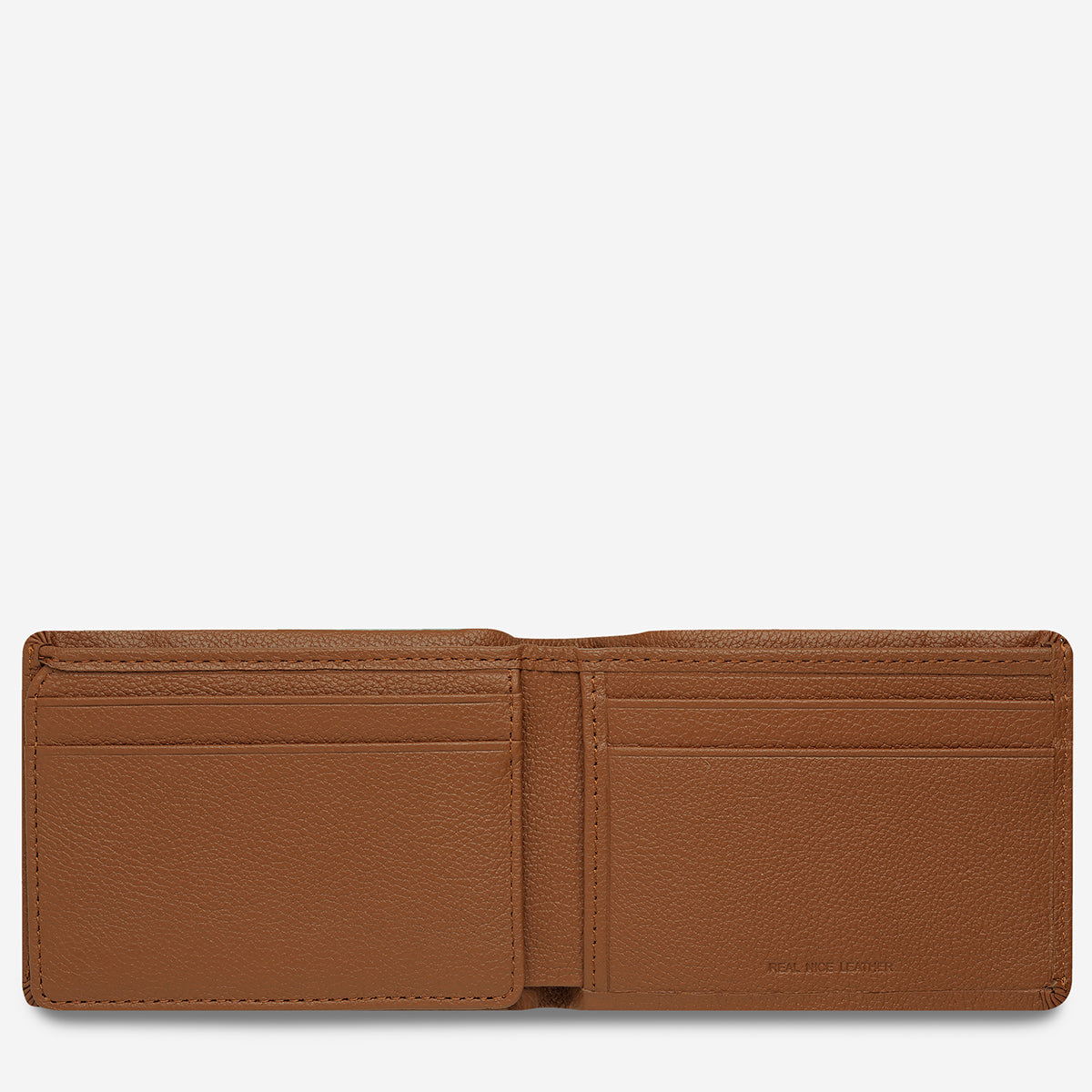 Status Anxiety Jonah Men's Leather Wallet Camel