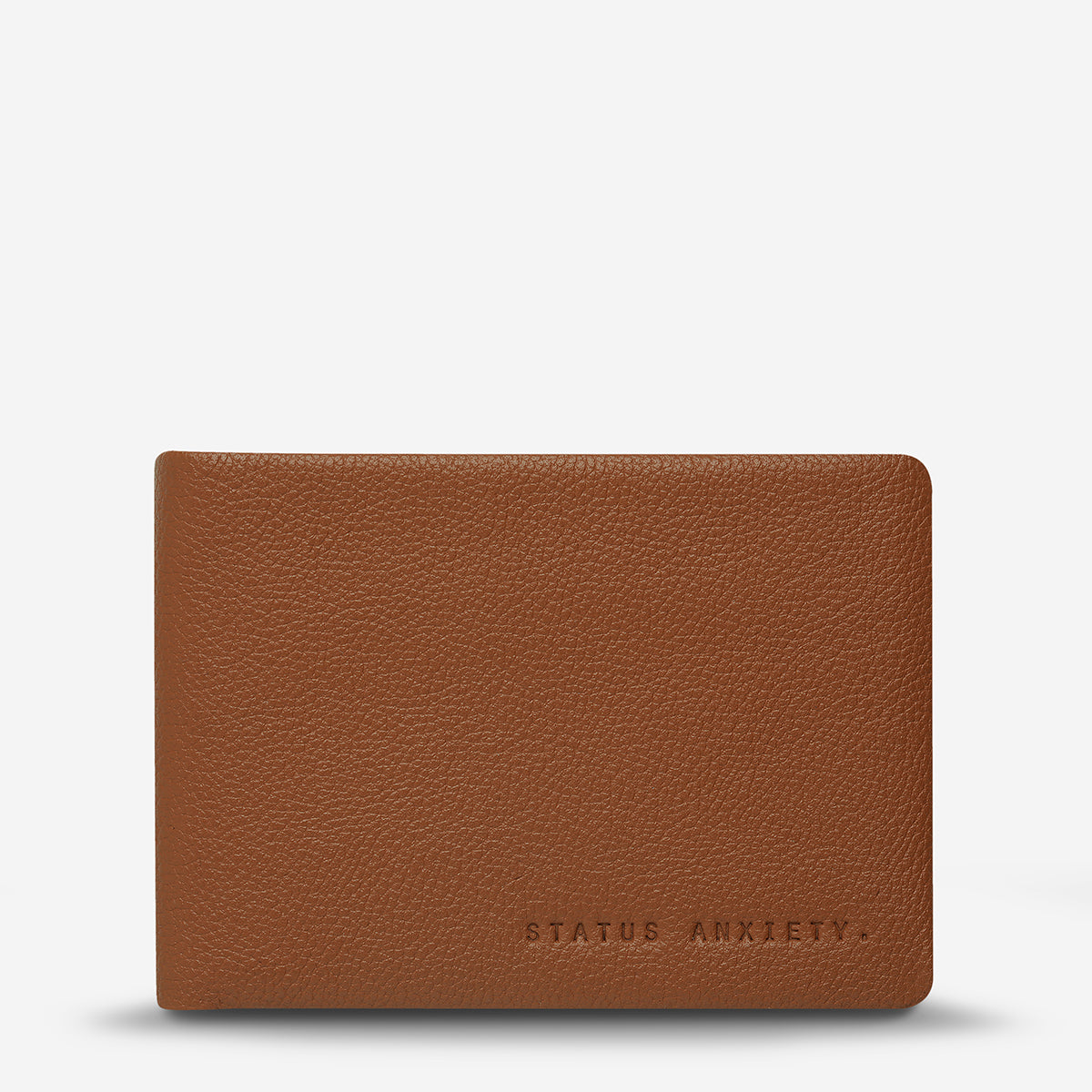 Status Anxiety Jonah Men's Leather Wallet Camel