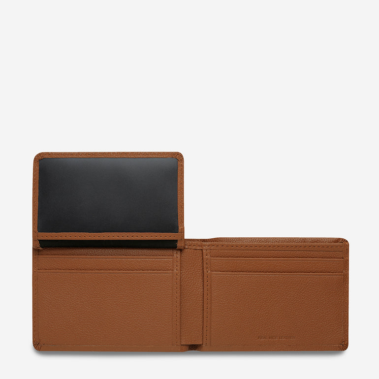 Status Anxiety Jonah Men's Leather Wallet Camel