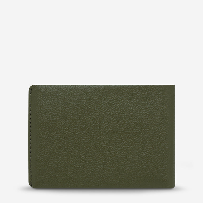 Status Anxiety Jonah Men's Leather Wallet Khaki